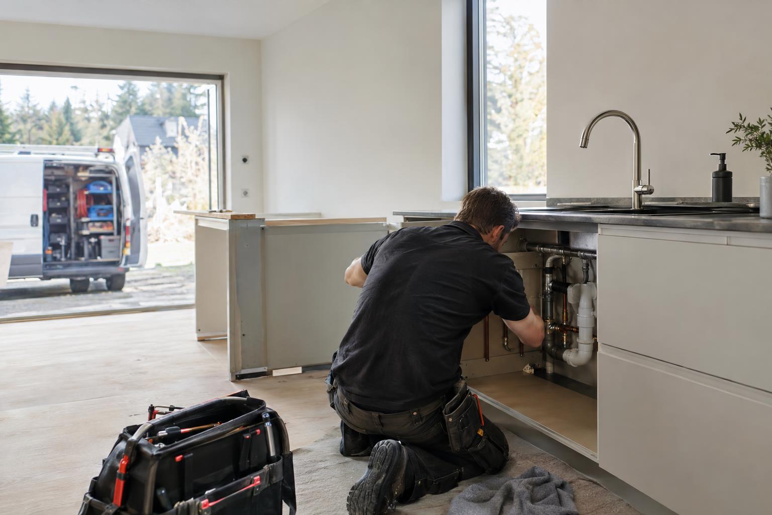 Kjøkkenrenovering i Bærum: Dette må rørleggeren gjøre før du monterer nytt kjøkken